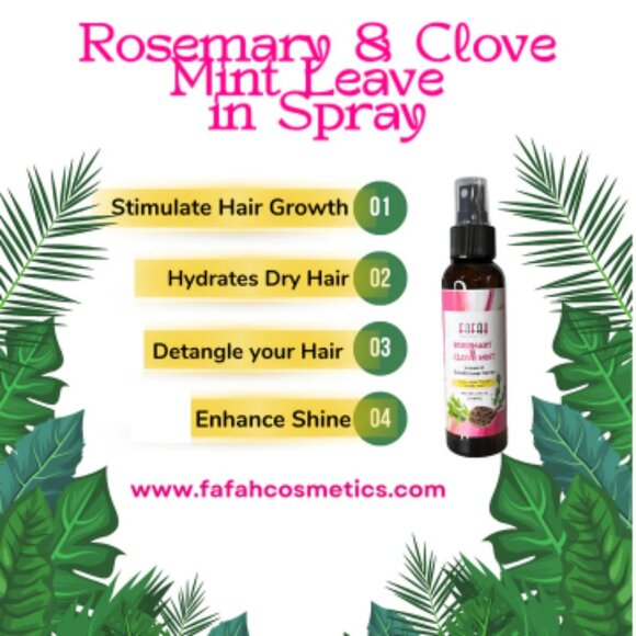 Rosemary & Clove Mint Leave in Conditioner Spray - Picture 3 of 3